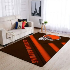 Cleveland Browns Living Room Area Rug