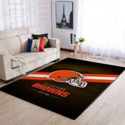 Cleveland Browns Living Room Area Rug