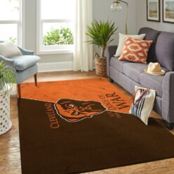 Cleveland Browns Living Room Area Rug