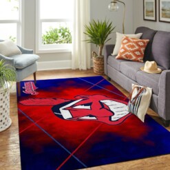 Cleveland Indians Living Room Area Rug