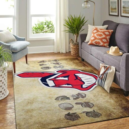 Cleveland Indians Living Room Area Rug