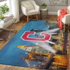 Cleveland Indians Living Room Area Rug