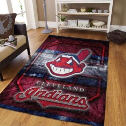 Cleveland Indians Living Room Area Rug