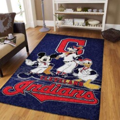 Cleveland Indians Living Room Area Rug