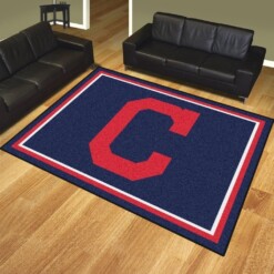 Cleveland Indians Living Room Area Rug