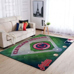 Cleveland Indians Living Room Area Rug