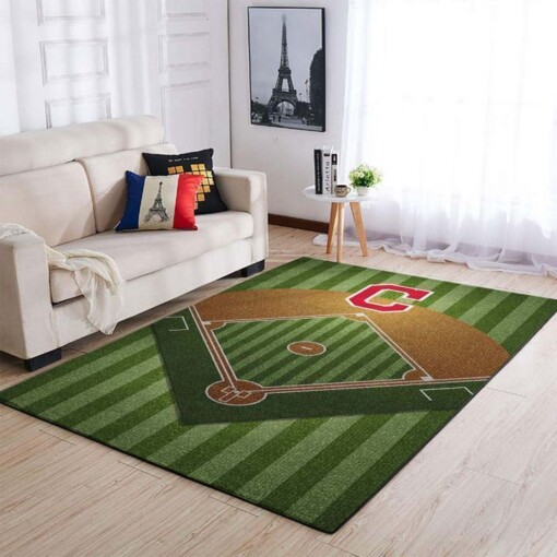 Cleveland Indians Living Room Area Rug