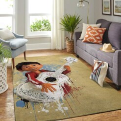 Coco Disney Movie Living Room Area Rug