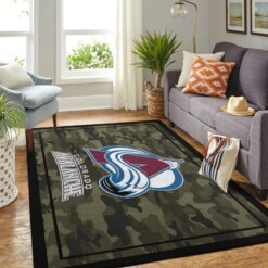 Colorado Avalanche Living Room Area Rug