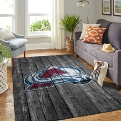 Colorado Avalanche Living Room Area Rug