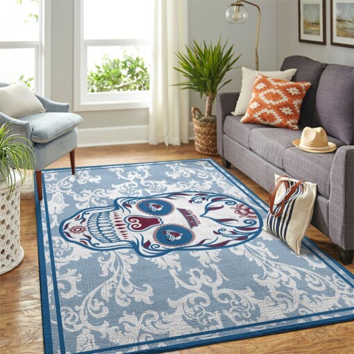 Colorado Avalanche Living Room Area Rug