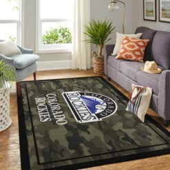 Colorado Rockies Living Room Area Rug