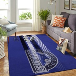 Colorado Rockies Living Room Area Rug