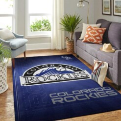 Colorado Rockies Living Room Area Rug