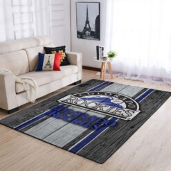 Colorado Rockies Living Room Area Rug