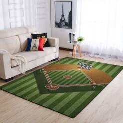 Colorado Rockies Living Room Area Rug