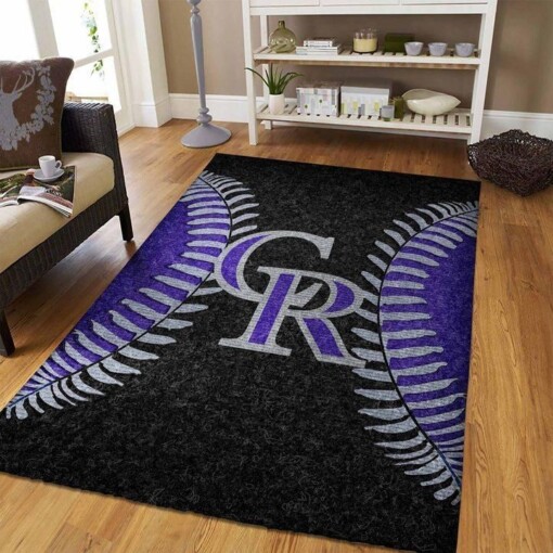 Colorado Rockies Living Room Area Rug