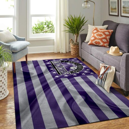 Colorado Rockies Living Room Area Rug