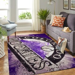 Colorado Rockies Living Room Area Rug