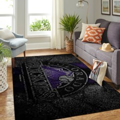 Colorado Rockies Living Room Area Rug