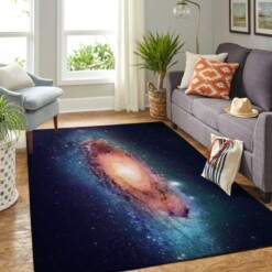 Colorful Galaxy Living Room Area Rug