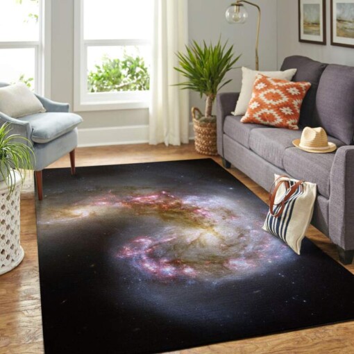 Colorful Galaxy Living Room Area Rug