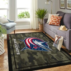 Columbus Blue Jackets Living Room Area Rug