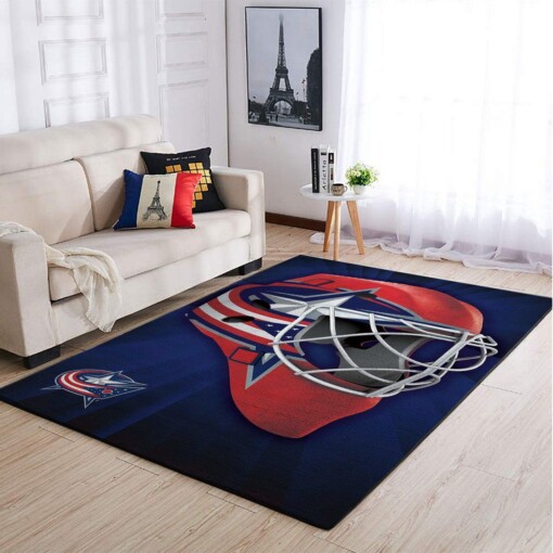 Columbus Blue Jackets Living Room Area Rug