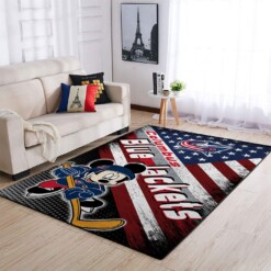 Columbus Blue Jackets Living Room Area Rug