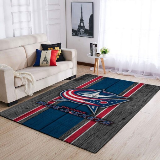 Columbus Blue Jackets Living Room Area Rug