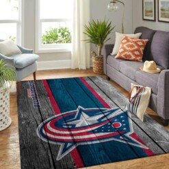 Columbus Blue Jackets Living Room Area Rug