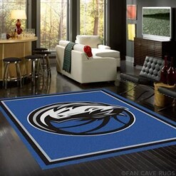 Dallas Mavericks Living Room Area Rug