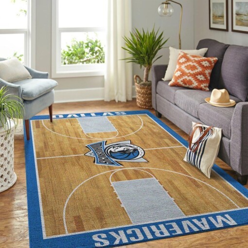 Dallas Mavericks Living Room Area Rug