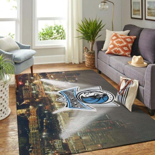 Dallas Mavericks Living Room Area Rug