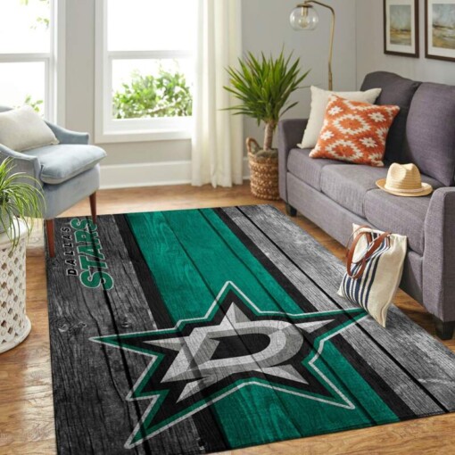 Dallas Stars Living Room Area Rug