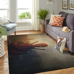 Dead Pool Man Living Room Area Rug