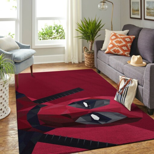 Dead Pool Man Living Room Area Rug