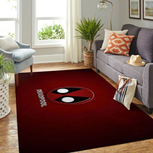 Dead Pool Man Living Room Area Rug