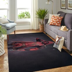 Dead Pool Man Living Room Area Rug