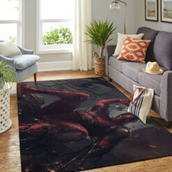 Dead Pool Man Living Room Area Rug