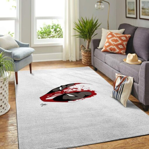 Dead Pool Man Living Room Area Rug