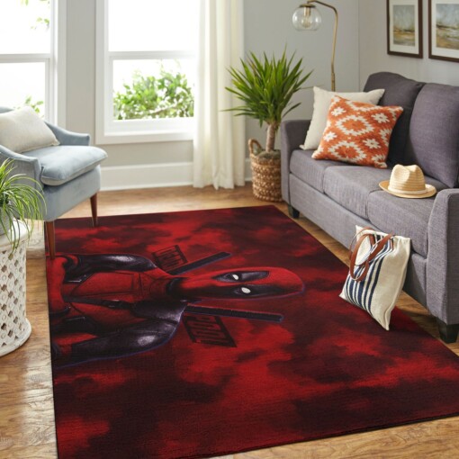 Dead Pool Man Living Room Area Rug