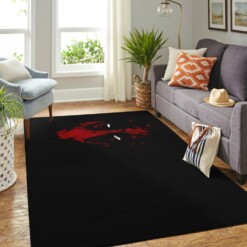 Dead Pool Man Living Room Area Rug