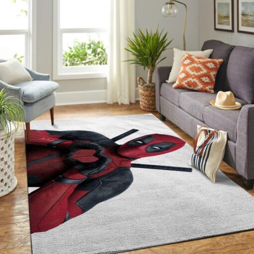 Dead Pool Man Living Room Area Rug