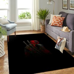 Dead Pool Man Living Room Area Rug