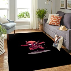 Dead Pool Man Living Room Area Rug