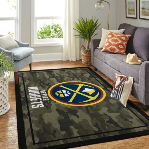 Denver Nuggets Living Room Area Rug