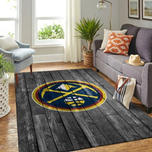 Denver Nuggets Living Room Area Rug