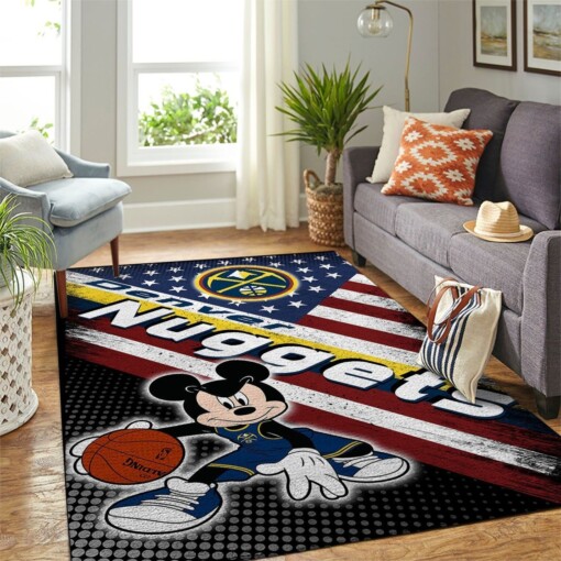 Denver Nuggets Living Room Area Rug