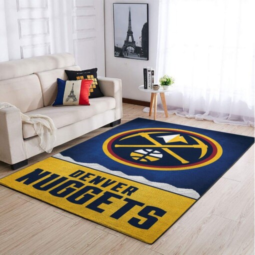 Denver Nuggets Living Room Area Rug